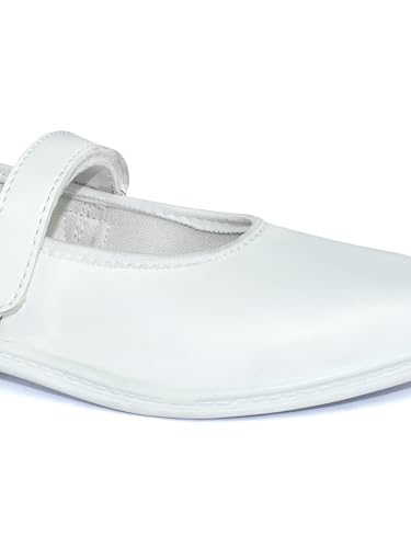 Image of AJANTA School Shoes for Girls | Lightweight & Wahsable | Velcro Closure for Quick Wear | Padded Insole for Comfort | Slip Resistance for Firm Grip