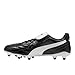 Puma Men's King Top Firm, Artificial Ground Soccer Cleats, Black/White/Gold, 11, Medium