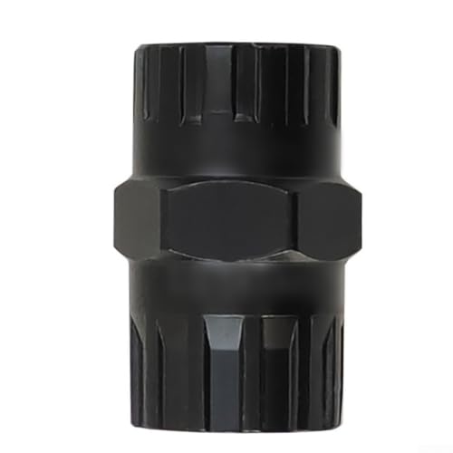 Herramienta de desmontaje y montaje de volante de inercia de bicicleta resistente con 12 accesorios, diseñada para su uso con enchufes, llaves y prensas de banco para un funcionamiento flexible