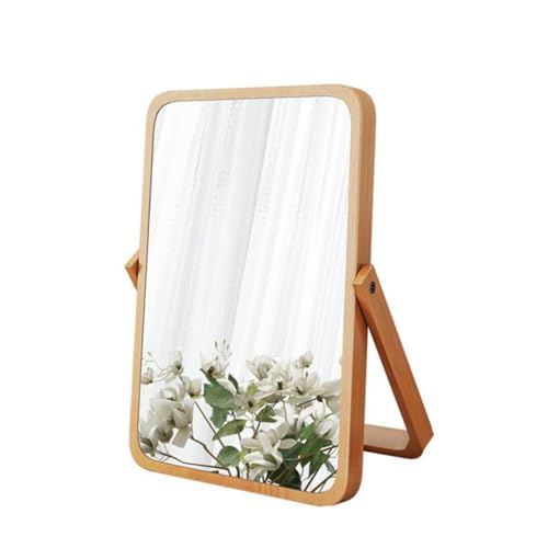 Espejo de maquillaje de mesa FOMIYES estilo vintage miniatura 1