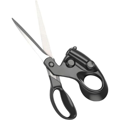 MXHLXRMP Professional laser guided fabric scissors Capable Of Fast Direct Cutting Suitable For Fabric Paper Art Upgraded Ergonomic Handle