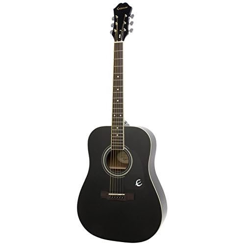 Epiphone Songmaker DR-100, Dreadnought Acoustic Guitar – Ebony