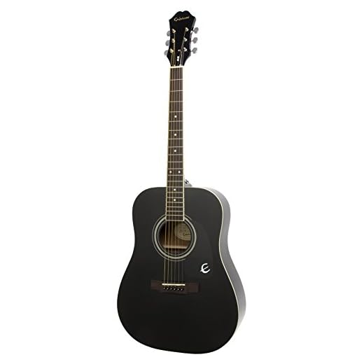 Epiphone Songmaker DR-100, Dreadnought Acoustic Guitar - Ebony