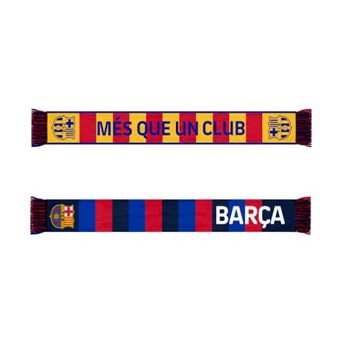 Icon Sports Officially Licensed FC Barcelona Soccer Scarf - Unisex Adult