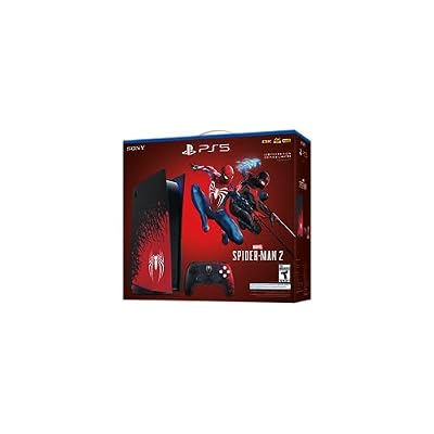 PlayStation 5 Console - Limited Edition Spider-Man 2 Bundle