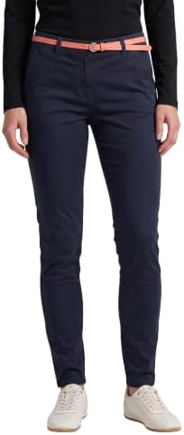 Tom Tailor Damen Slim Chino Hose mit Gürtel