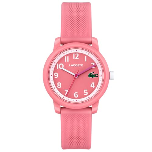 Lacoste Reloj Analógico de Cuarzo para Niños Colección LACOSTE.12.12 Kids con Correa de Silicona Rosa - 2030040 Lacoste Reloj Analógico de Cuarzo para Niños Colección LACOSTE.12.12 Kids con Correa de Silicona Rosa - 2030040