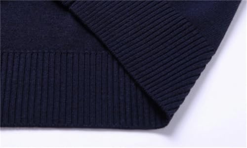 Men Sweater Vest Korean Round Neck Business Casual Fitted Version Sleeveless Knitted Vest Top3