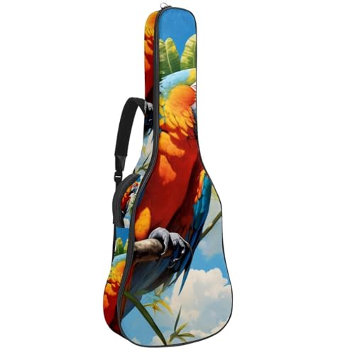 Étui de protection guitare acoustique 101,6 cm étanche avec poches et bretelles sac à dos