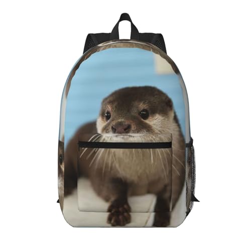 Sac à dos écolier EdWal compact et ultra léger noir avec grand compartiment