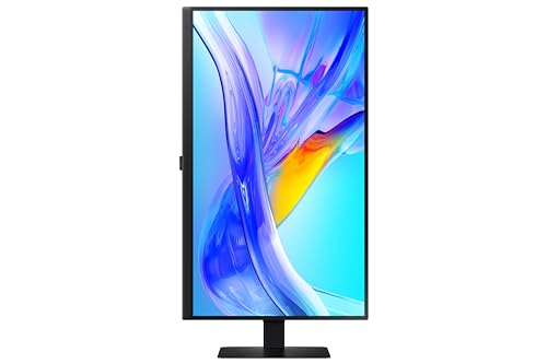 Image of SAMSUNG 27-Inch ViewFinity S8 (S80UD) 4K UHD High Resolution Monitor with HDR10, USB-C, Height Adjustable Ergonomic Stand, Built-In KVM Switch, Advanced Eye Care, LS27D802UANXGO, 2024