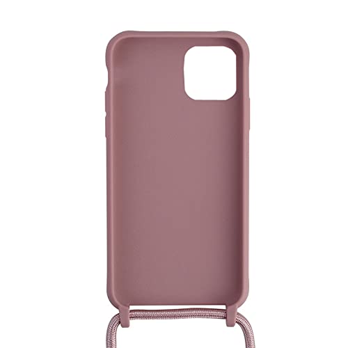 Colar transversal com alça e cordão capa para telefone para iPhone 14 Plus 13 12 Mini 11 Pro XS Max