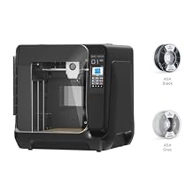 QIDI Q1 Pro 3D Printer Bundle with 2kg of QIDI ASA Filament, Including Black and Gray