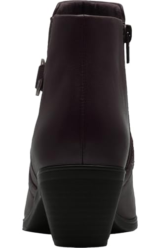 Clarks Women's Emily2 Henley Ankle Boots, Chocolate Leather, 9 - image 3