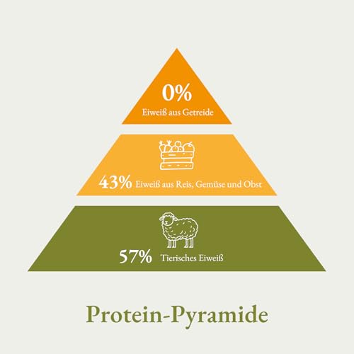 Bellfor Premium PUR VitalPlus Glutenfrei Hundefutter mit Hohem Fleischanteil Mit Einer hochwertigen Eiweißquelle aus Lammfleisch in Lebensmittelqualität 2,5 kg