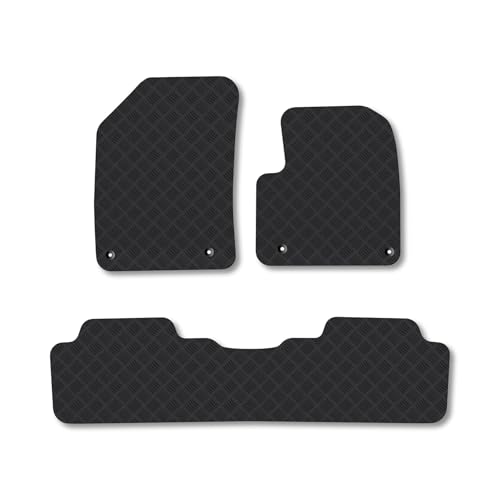 Rubber Car Mats Compatible with Citroen C5 (2008-2018) Tailo