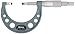 Mitutoyo 122-101 Blade Micrometer, Ratchet Stop, 0-25mm Range, 0.01mm Graduation, +/-0.003mm Accuracy, 0.75mm Tip