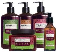 Shampoo 400 ML + Conditioner 400 ML + Mask 500 ML + Serum 100 ML + Leave-In Treatment 400 ML | Macadamia Ritual | Hydrates & Revitalizes | Dry & Damaged Hair