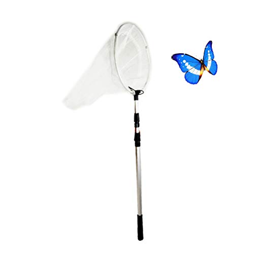 UKCOCO Pesca extensible mariposa mariposa libélula insectos neta, aleación de aluminio poste...