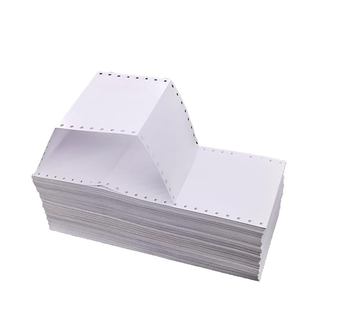 Computer Continuous Paper, 6 x 12 inches, 1 Part, 3 UP, 70 GSM, 2000 ...