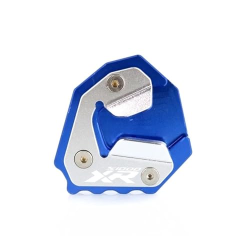 Extension béquille latérale CNC pour moto BMW S1000XR 2015-2020 bleue