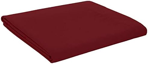 R&Z Plain Luxuary Polycotton Flat Sheets Single, Double, King, S King (White, Single)