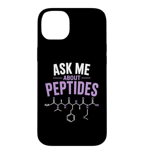 Ask Me About Peptides Fitness Biohacking Funny Gym ���[���A �X�}�z�P�[�X iPhone 14 Plus �p