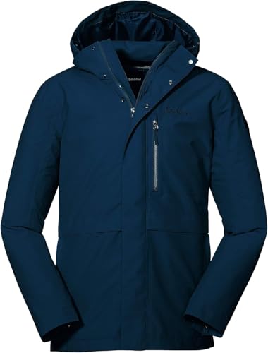 Schöffel Herren Jacket Eastleigh M, winddichte, atmungsaktive Regenjacke,...