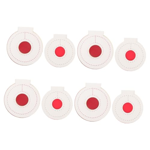 Abaodam 8Pcs Microfiber Shooting Targets Set Triple Layer Sturdy Design Precision Practice Tool for Outdoor Training for Archery and Enthusiasts