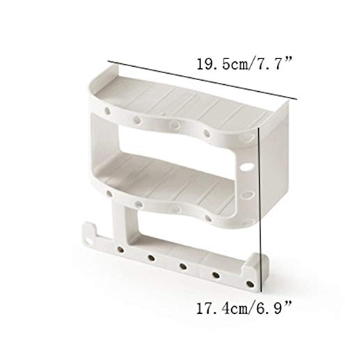 Support de rangement salle de bain étagère toilettes lavage vert - 4