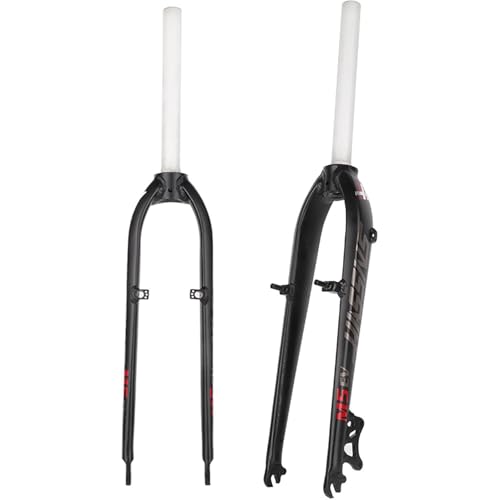 DESIGN PIÙ SPESSO: design della forcella rigida più spesso, più rigido e più resistente. Il peso di questa bici con forcella rigida: 825 g. Leggero, è una buona scelta per te.