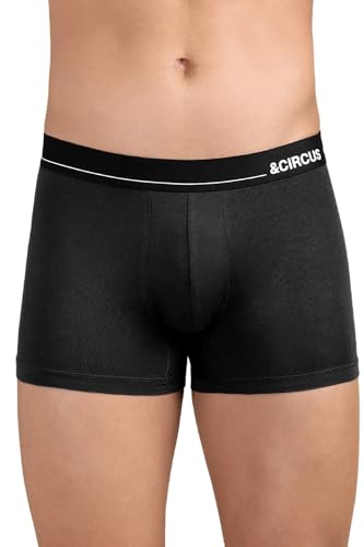 Image of &Circus Men's Puresoft Beechwood Modal Boxer Brief | Ultra Soft Mens Breathable Boxer Briefs Innerwear Men