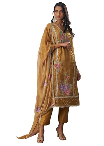 Costume de travail indien moderne en tissu Crush pour le bureau