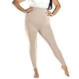 LIN PERFORMANCE Womens High Waist Tights Tummy Control Shapewear Compression Seamless Slimming Leggings(Nude,XL)