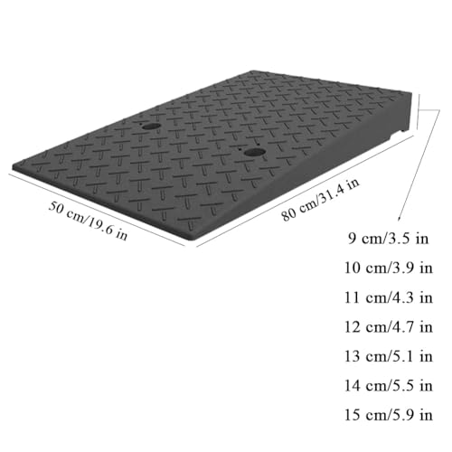 Rampa de umbral negra 13 cm resistente para vehículo miniatura 5