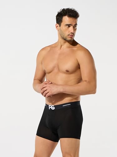 Image of ESSA Men's Ultra-Soft Modal Trunk Underwear | Moisture-Absorption with 4-Way Stretch | Breathable Contour Pouch, Microfiber Waistband with Spandex