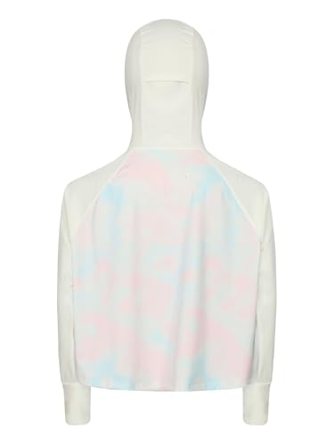 Girls Tie Dye Sun Shirts Lightweight Long Sleeve Sun Shirts UPF Protection Outdoor Beach Tops2