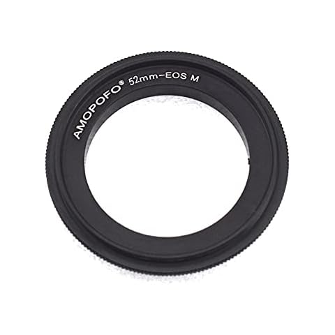 EOS M-52mm Retroadapter/Makro Umkehrring Ring,für Canon EOS M Mirroless M1 M2 M3 M10 M50 M6 M5,zum umgekehrten Anschrauben eines Objektivs.für Makroaufnahmen Cover