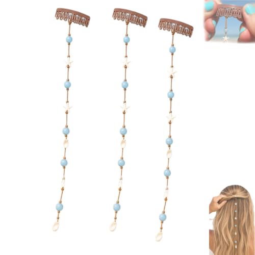 Beachy Mermaid Hair Accent: Starfish & Bead Details For Women,
