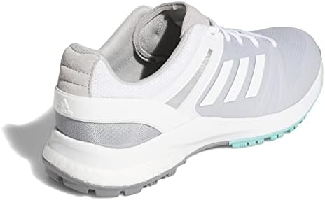 adidas Women's Golf Shoe, White/White/Acid Mint, 6.5 | Image 3