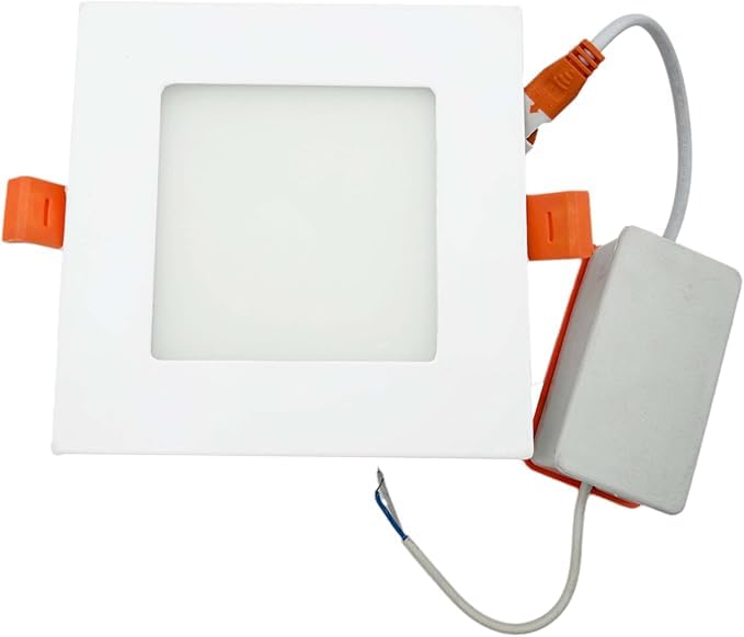 APSMOTIV Led Recessed Panel Square 6w led 6 Inch Ultra Thin Square Recessed