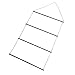 Depisuta Chair Blanket Rack, Adjustable Iron Blanket Holder 4 Layers Rack Hanging Horse Stand and Pads