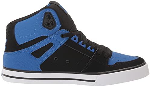 Dc Men's Pure High Top Wc Skate Shoes Casual Sneakers, Black/Royal, 10.5 #TOP5