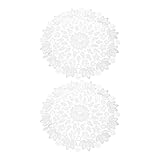 Fonction: Avec leurs motifs au crochet complexes et leur ouvrage délicat, ces napperons en dentelle allient l'élégance vintage et la simplicité pastorale à une praticité moderne. Leur forme légère et respirante repose à plat sur les surfaces, offrant une base stable tout en laissant apparaître la texture subtile de la table. La construction raffinée en dentelle ajoute de la sophistication, mêlant harmonieusement esthétique et fonctionnalité quotidienne.