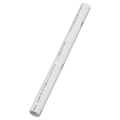 CHARLOTTE PIPE 1/2 IN x 2 FT SCH 40 PLAIN END PIPE PRESSURE (1 Unit Piece)