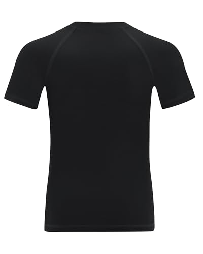 Blueleaf Boys Compression Shirt Short Sleeve Youth Basketball Football Undershirt Kids Quick Dry Athletic Base Layer T-Shirt2