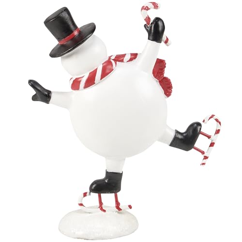 Primitives-by-Kathy-Skating-Snowman-Figurine Primitives by Kathy Skating Snowman Figurine