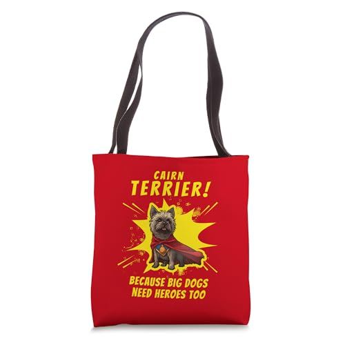 Cairn Terrier Gifts, Cute Superdog Cairn Terrier Tote Bag