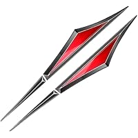 Auto Stemmi Per Ferrari Roma 2020-2025 | Logo Anteriore E Posteriore Adesivo Distintivo Sostituzione Emblem Sticker Decorazione Auto