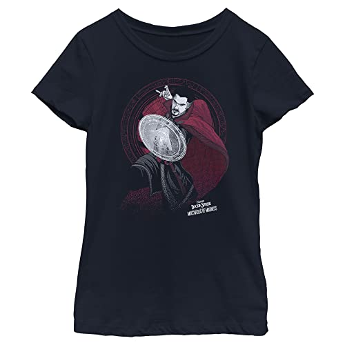 T-shirt Marvel Dr. Strange pour fille en bleu marine taille S